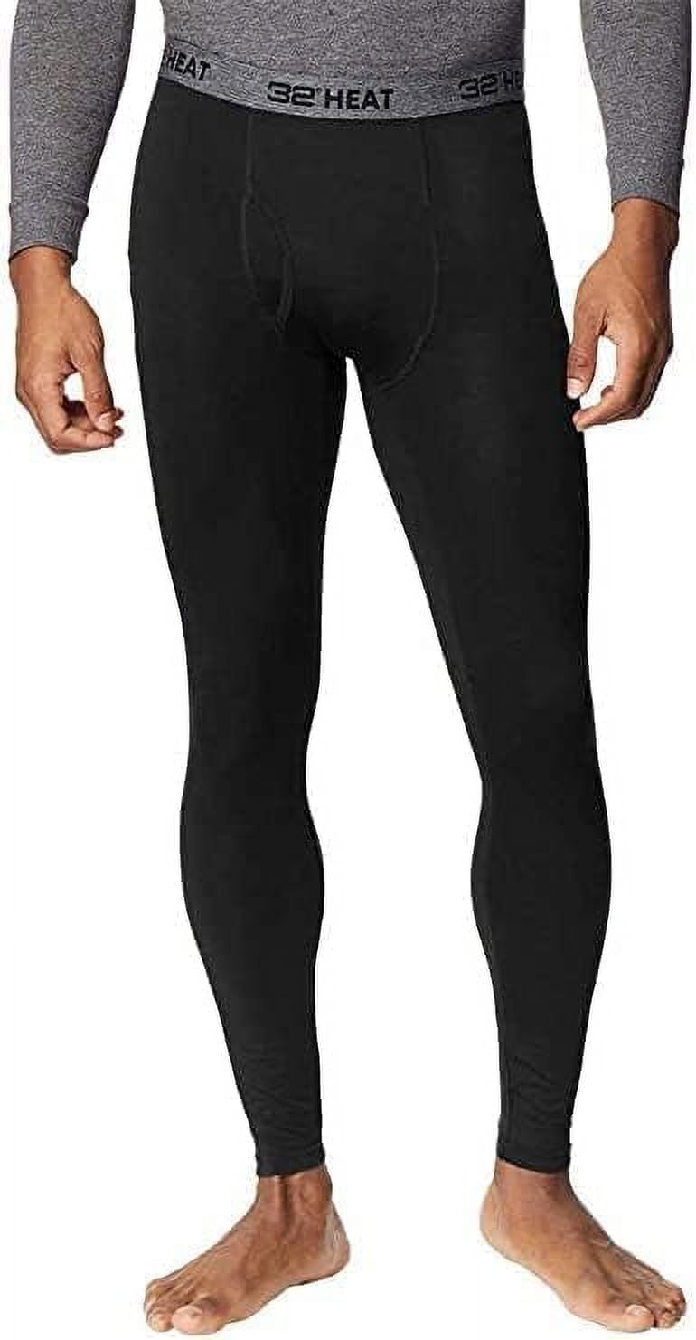 32 Degrees Men's 2-Pack Performance Lightweight Thermal Baselayer Legging Pant - Image 1